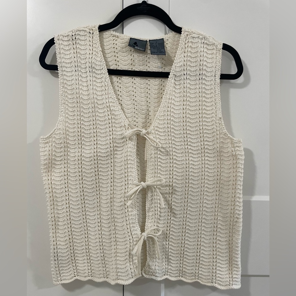 Vintage 100% Cotton Liz Wear Vest